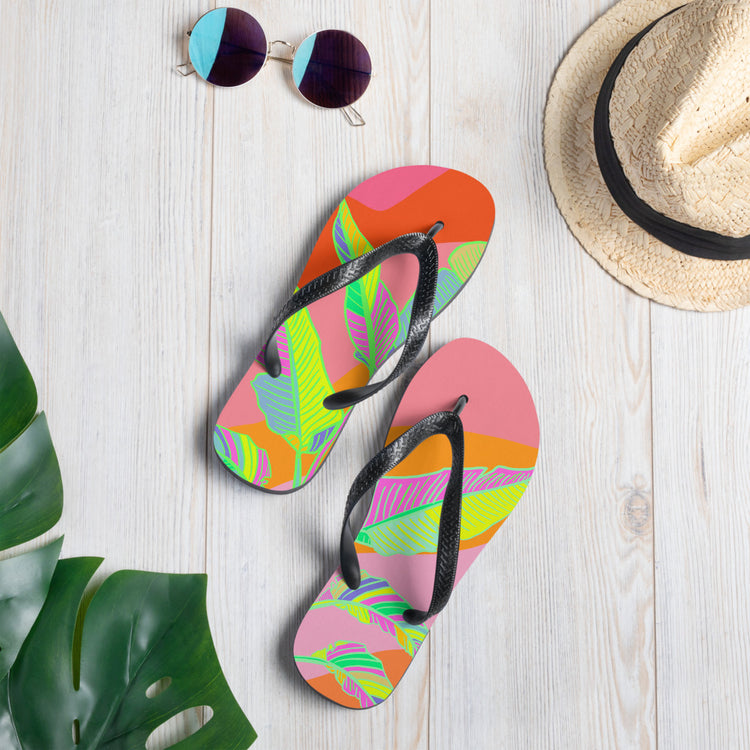 Banana Rave Flip-Flops