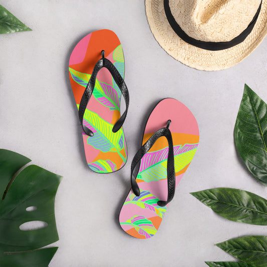Banana Rave Flip-Flops