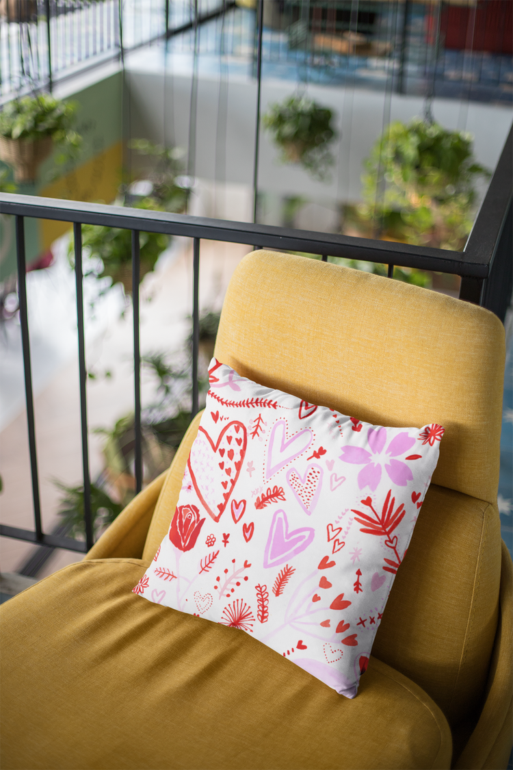 With Love Square Pillow
